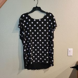 Short Sleeve Polka Dot top